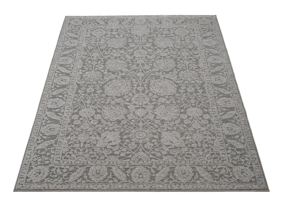 WEBTEPPICH 160/230 cm Denver Grau, Hellgrau, Dunkelgrau  - Dunkelgrau/Hellgrau, Design, Textil (160/230cm) - Musterring