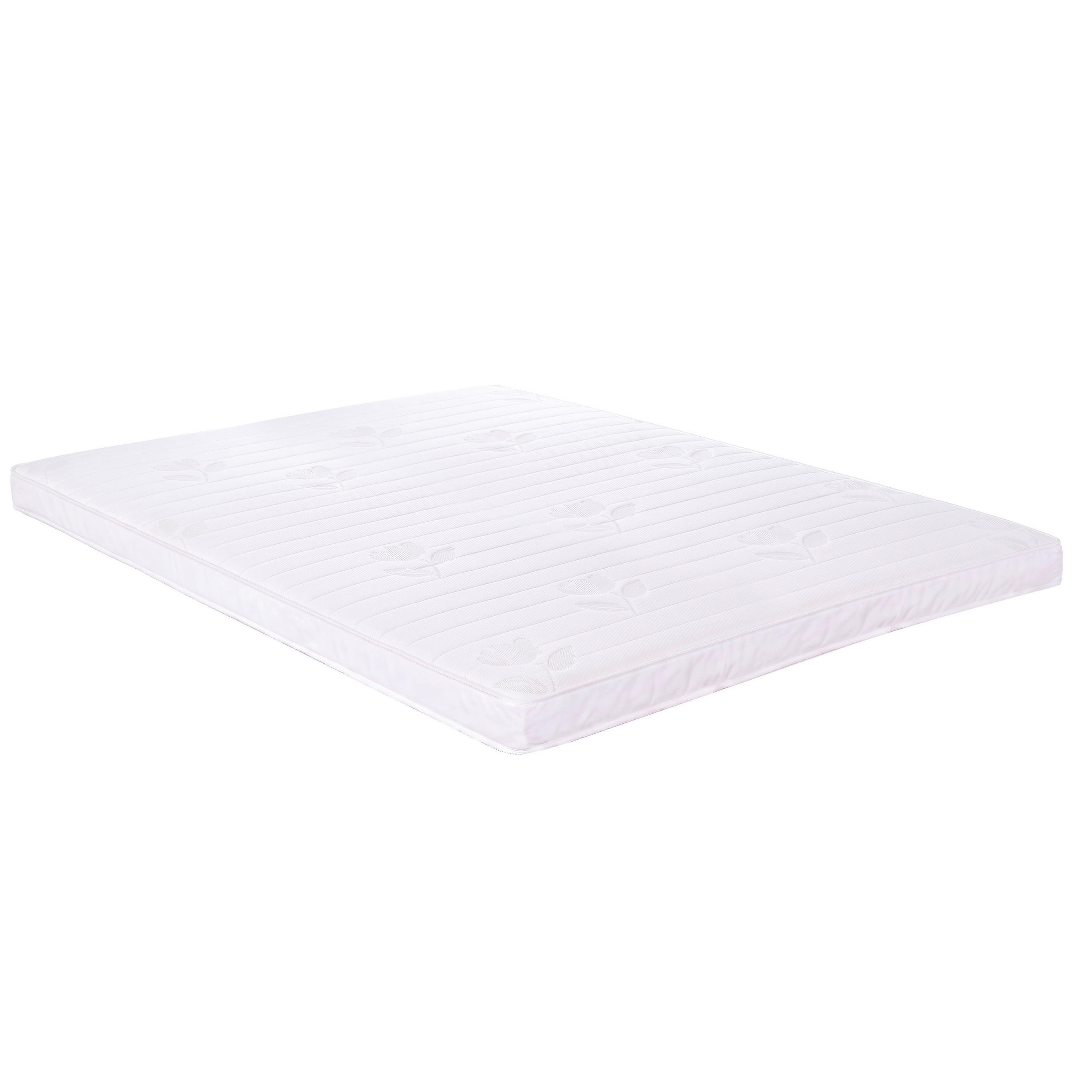 BÄDDMADRASS 180/200 cm  höjd ca 10 cm  - vit, Klassisk, textil (180/200cm) - Cassando