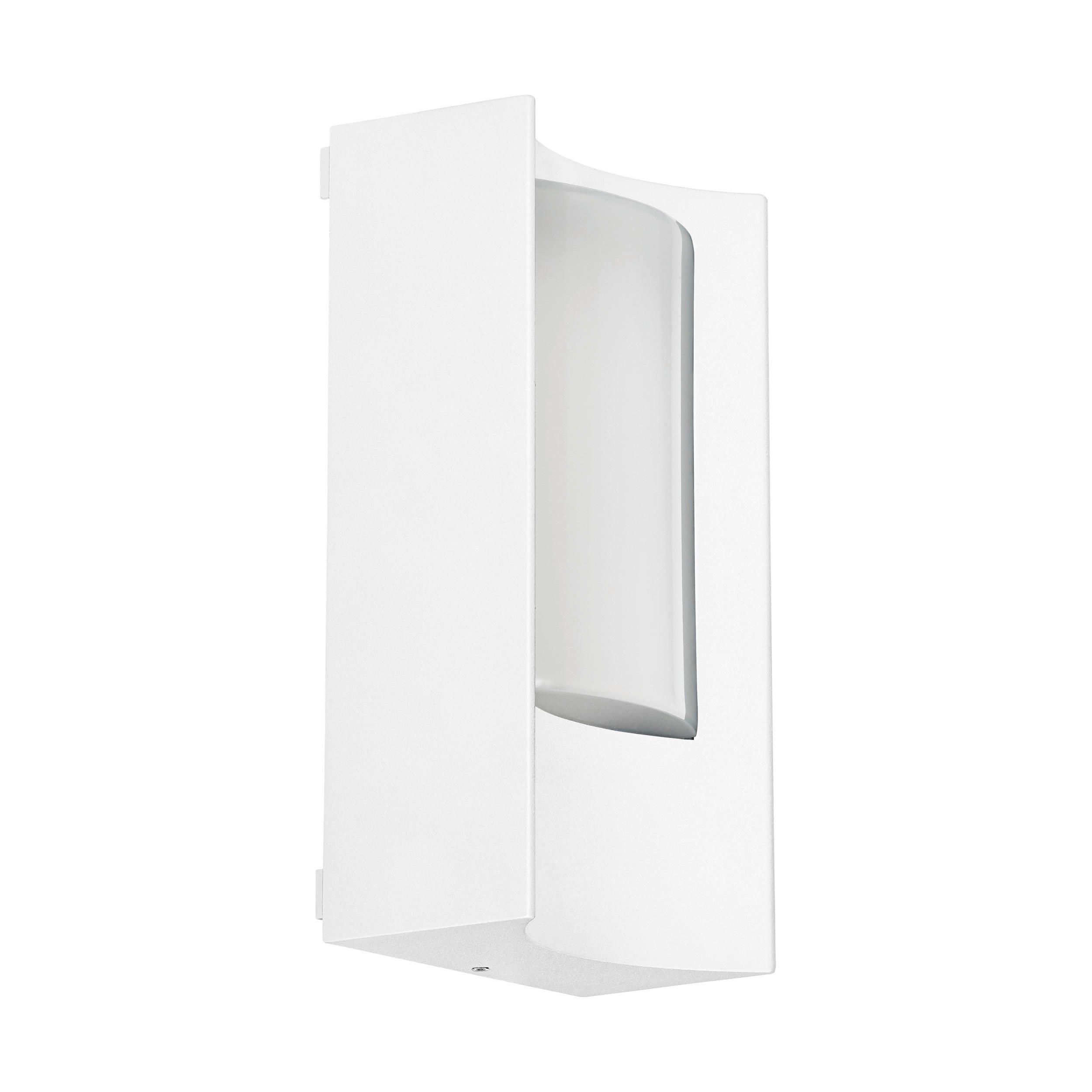 AUßENWANDLEUCHTE 11/6,5/19 cm   - Weiß, Design, Kunststoff/Metall (11/6,5/19cm) - Eglo