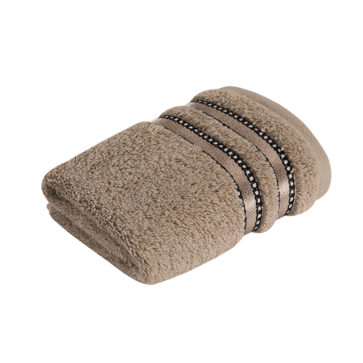 SEIFTUCH Cult de Luxe NOS Vossen Wäsche Braun 30/30 cm  - Braun, Basics, Textil (30/30cm) - Vossen