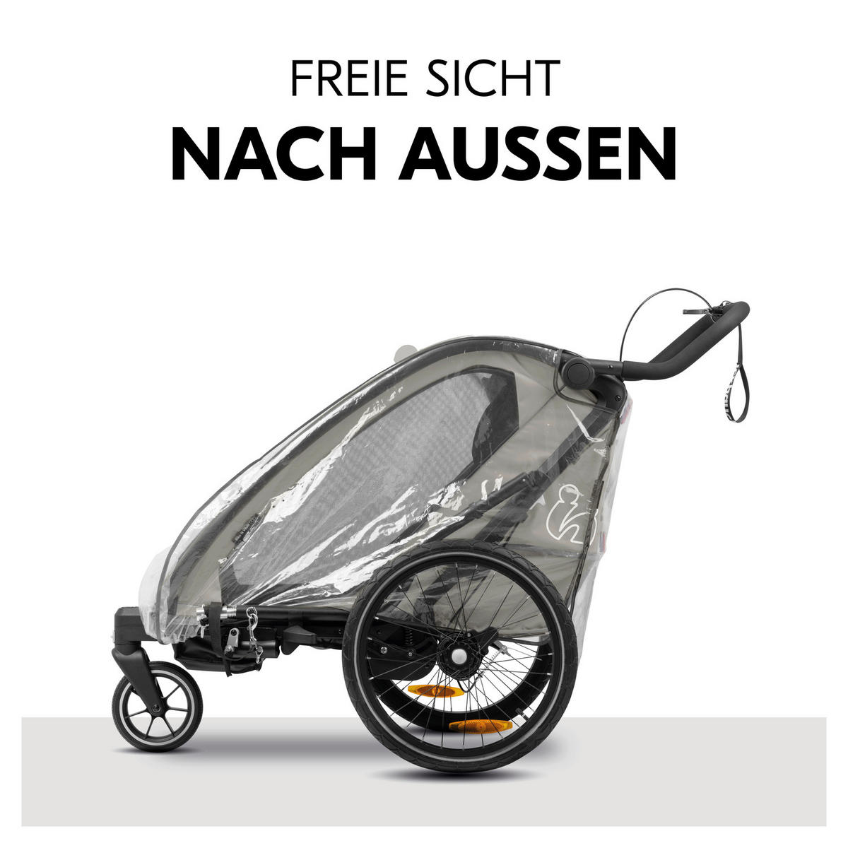REGENVERDECK - Transparent, Basics, Kunststoff (64/67/100cm) - Hauck