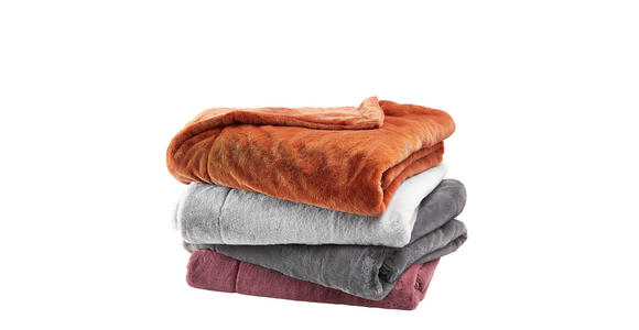 FELLDECKE YUKON 150/200 cm - Anthrazit, Design, Textil (150/200cm) - Novel
