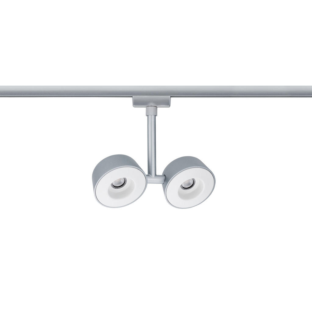 Thumbnail - Paulmann Schienensystem-Strahler URail, Chrom, Metall, Kunststoff, 19x18x4 cm, verstellbare Spotlights, Lampen & Leuchte...