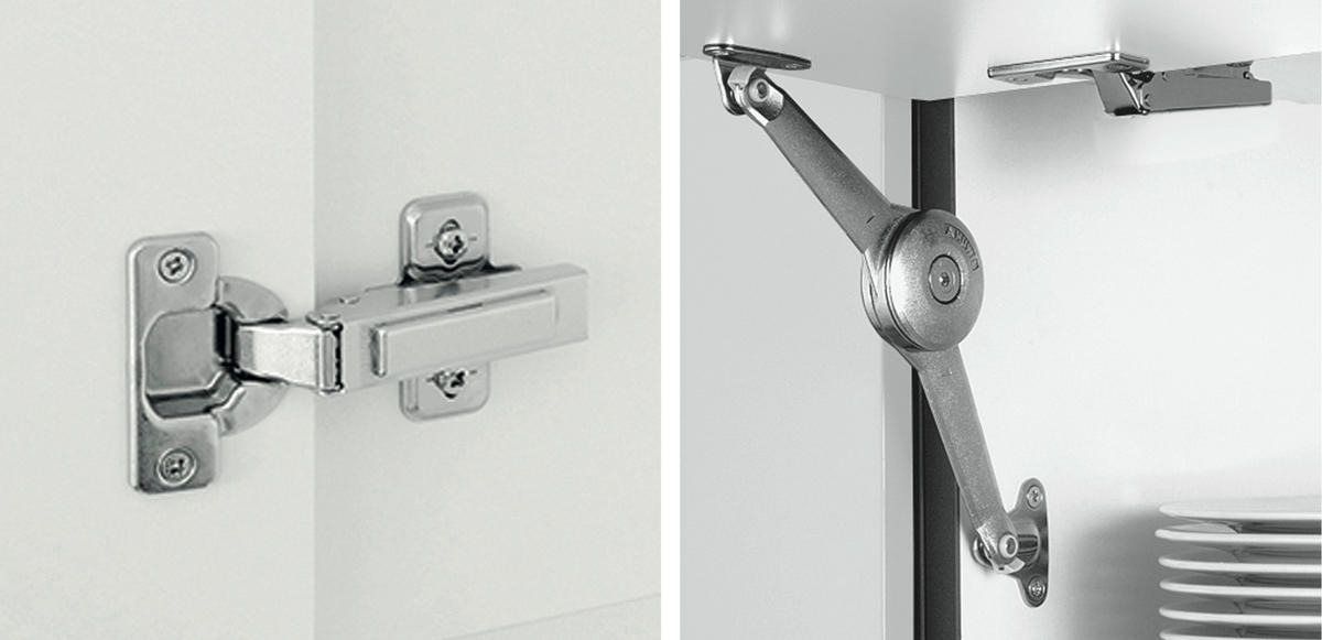 KÜCHENLEERBLOCK 215 cm   in Rot  - Edelstahlfarben/Rot, Design, Holzwerkstoff/Metall (215cm) - Impuls