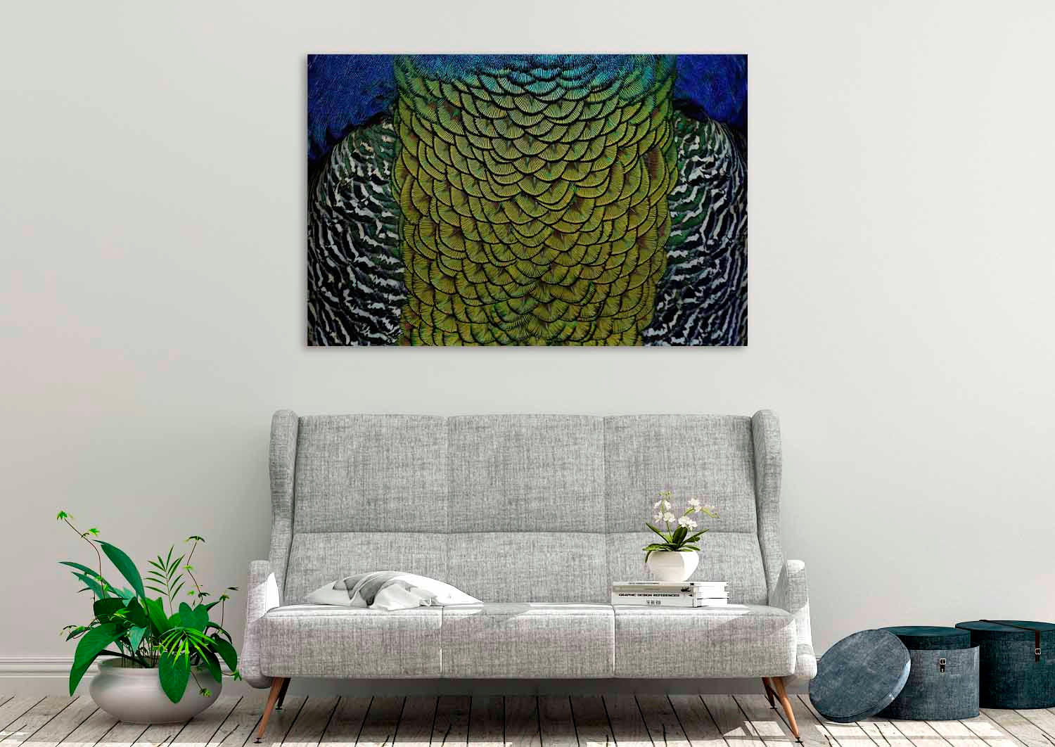 ALUMINIUMBILD 148/98 cm  - Multicolor, Design, Kunststoff/Metall (148/98cm)