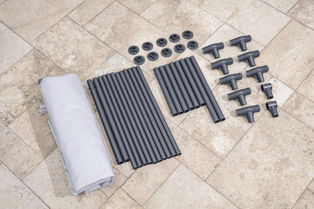 BADEFASS  - Hellblau, KONVENTIONELL, Kunststoff/Metall (150/90/65cm) - Bestway