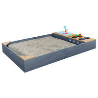 SANDKASTEN  - Braun/Grau, Konventionell, Holz (115/21,8/180cm)