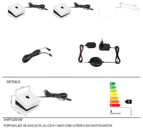LED-KLEMMLEUCHTE   - Silberfarben/Schwarz, KONVENTIONELL, Kunststoff - Carryhome