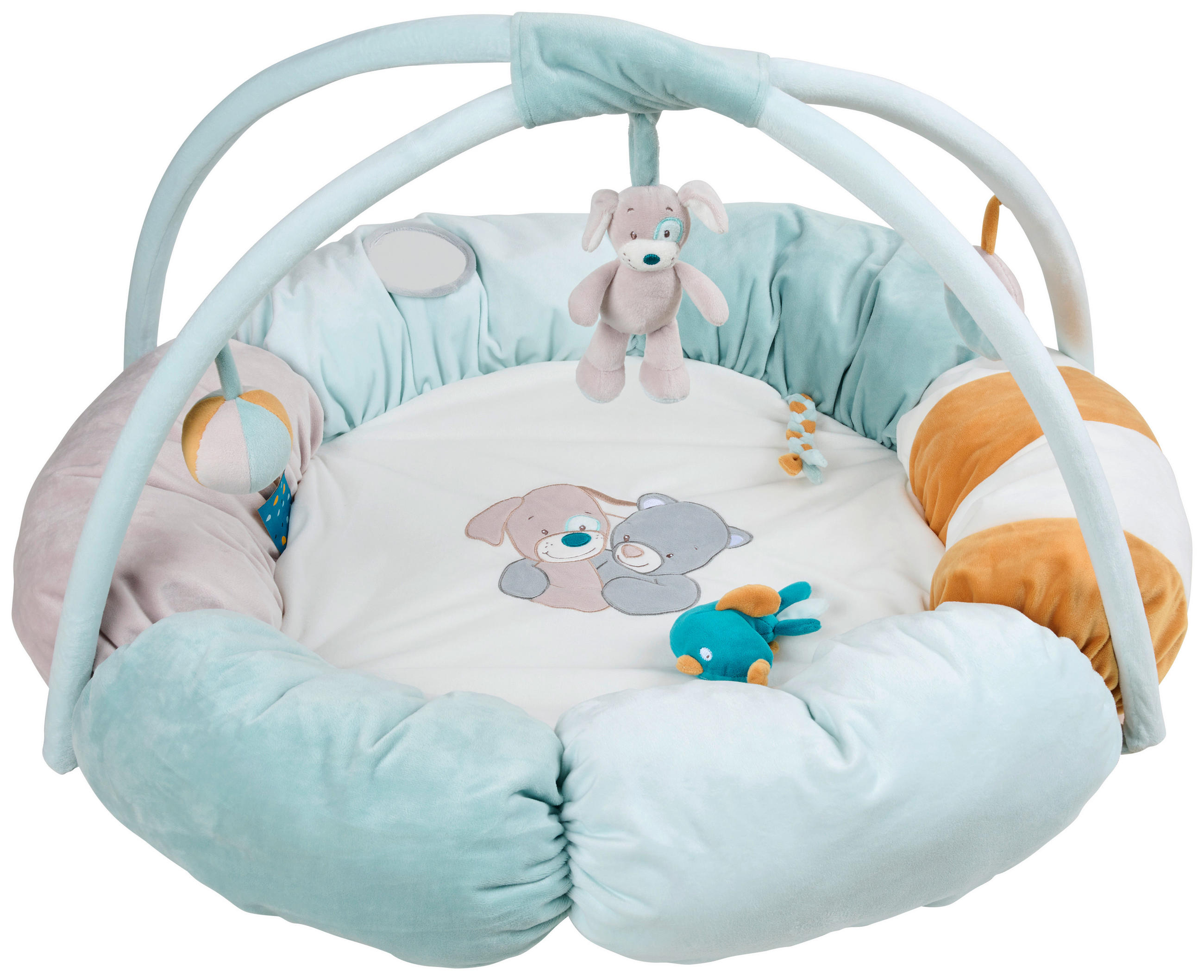 SPIELBOGEN Manuel  - Multicolor/Hellgrau, Trend, Glas/Kunststoff (90/90cm) - Patinio