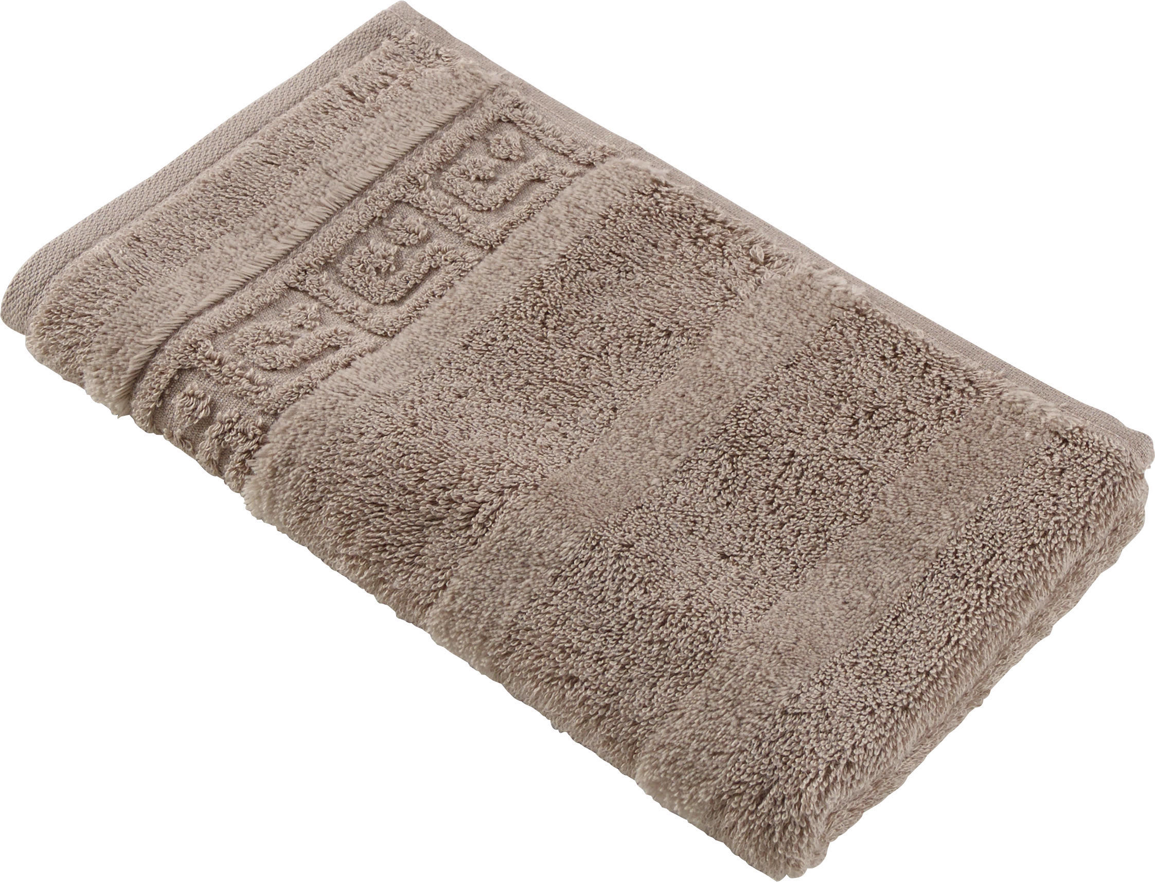 GÄSTETUCH Noblesse Uni Sandfarben 30/50 cm  - Sandfarben, Basics, Textil (30/50cm) - Cawoe