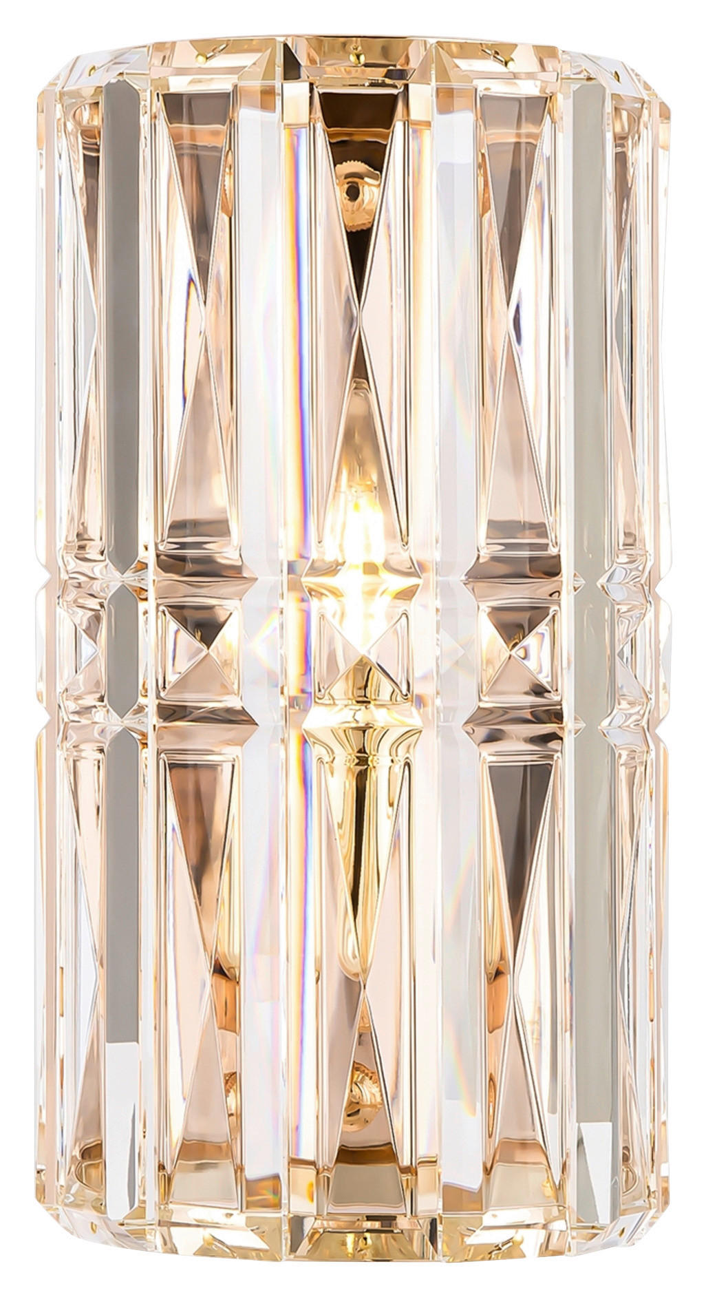 WANDLEUCHTE 13/25/10 cm   - Goldfarben, Basics, Glas/Metall (13/25/10cm) - MAYTONI