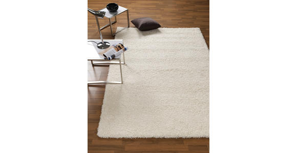 HOCHFLORTEPPICH 80/240 cm Fashion Shaggy Weiß - Weiß, Basics, Textil (80/240cm) - Novel