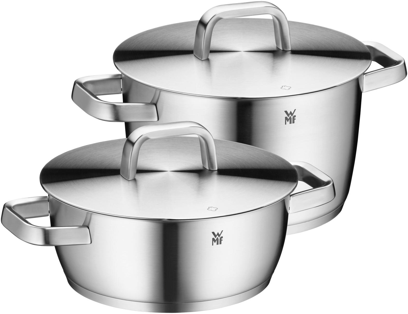 KOCHTOPFSET 2-teilig  - Edelstahlfarben, Design, Metall - WMF