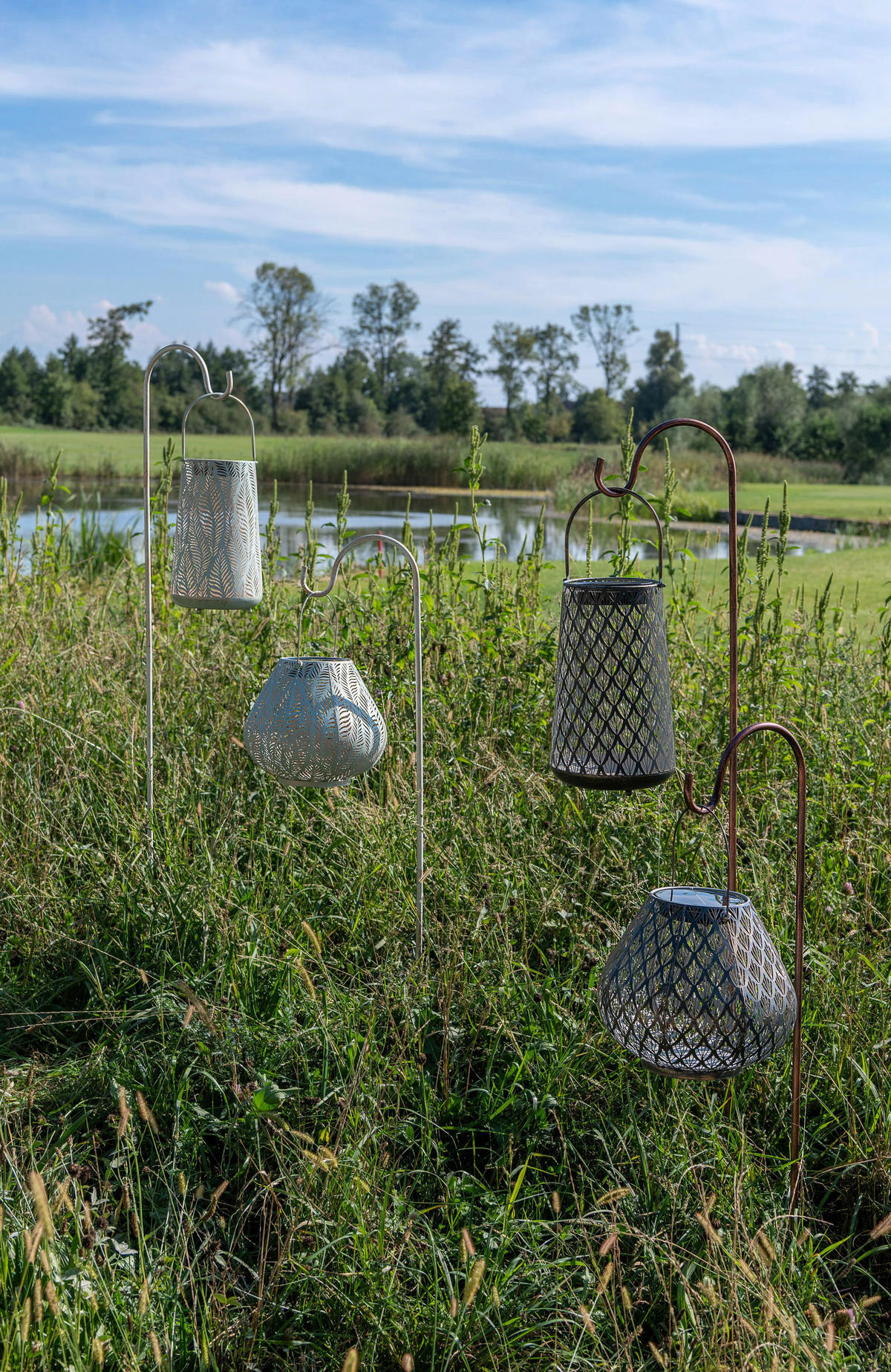 SOLARLEUCHTE - Schwarz, Basics, Metall (135cm) - STT