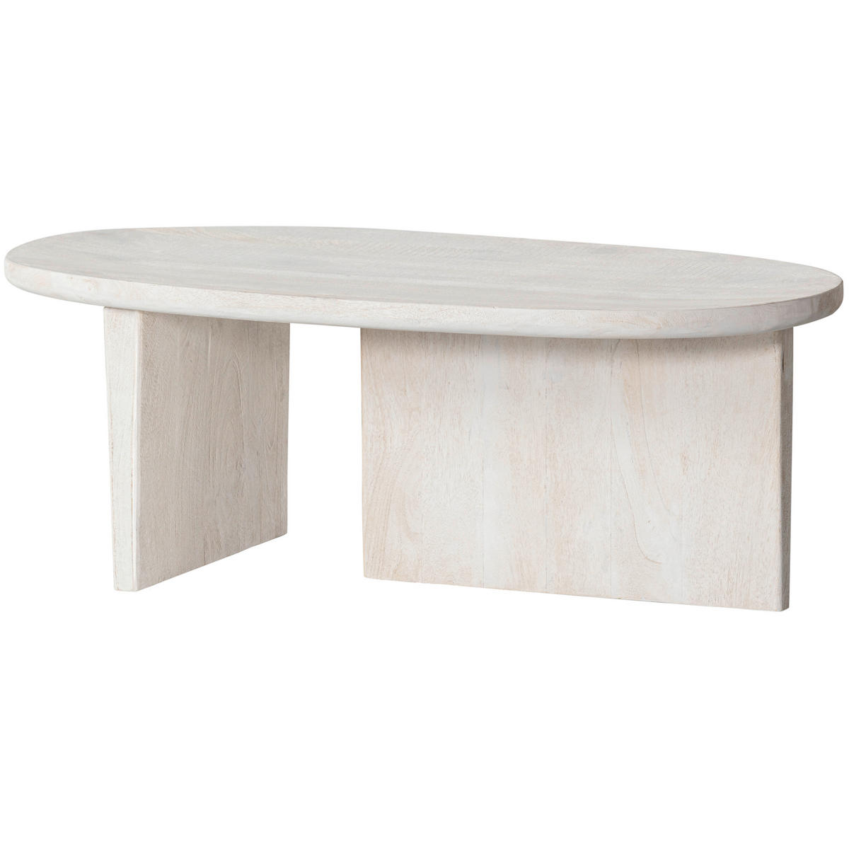 COUCHTISCH in Holz 110/60/40 cm  - Weiß/Naturfarben, Design, Holz (110/60/40cm) - Livetastic