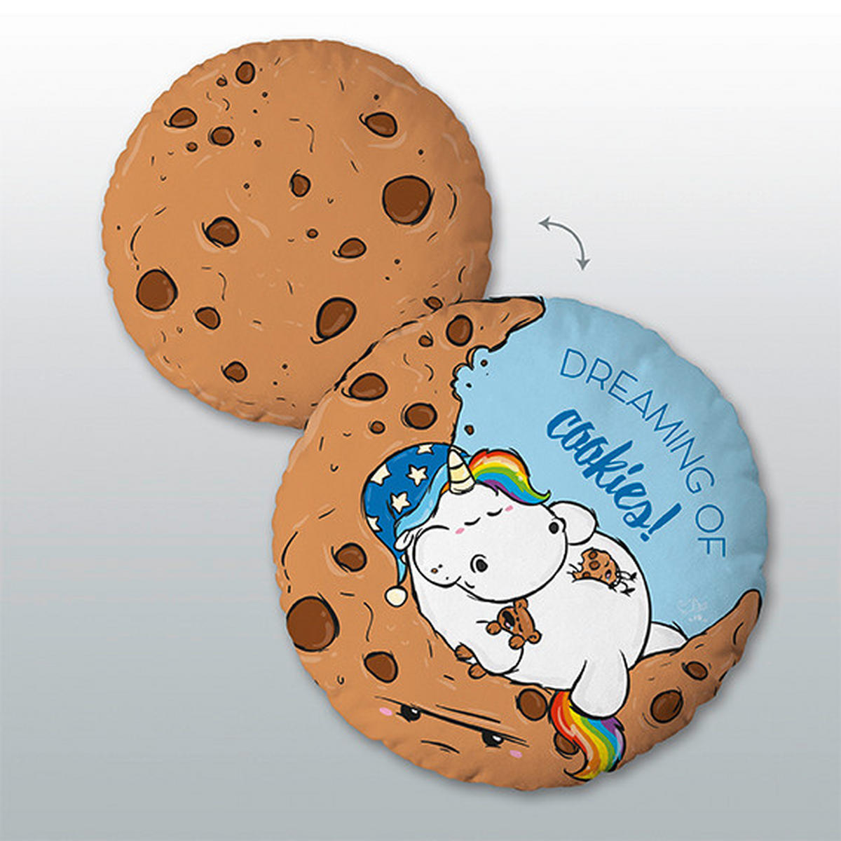 KINDERKISSEN Einhorn  - Multicolor, Design, Textil (30/10cm) - Herding