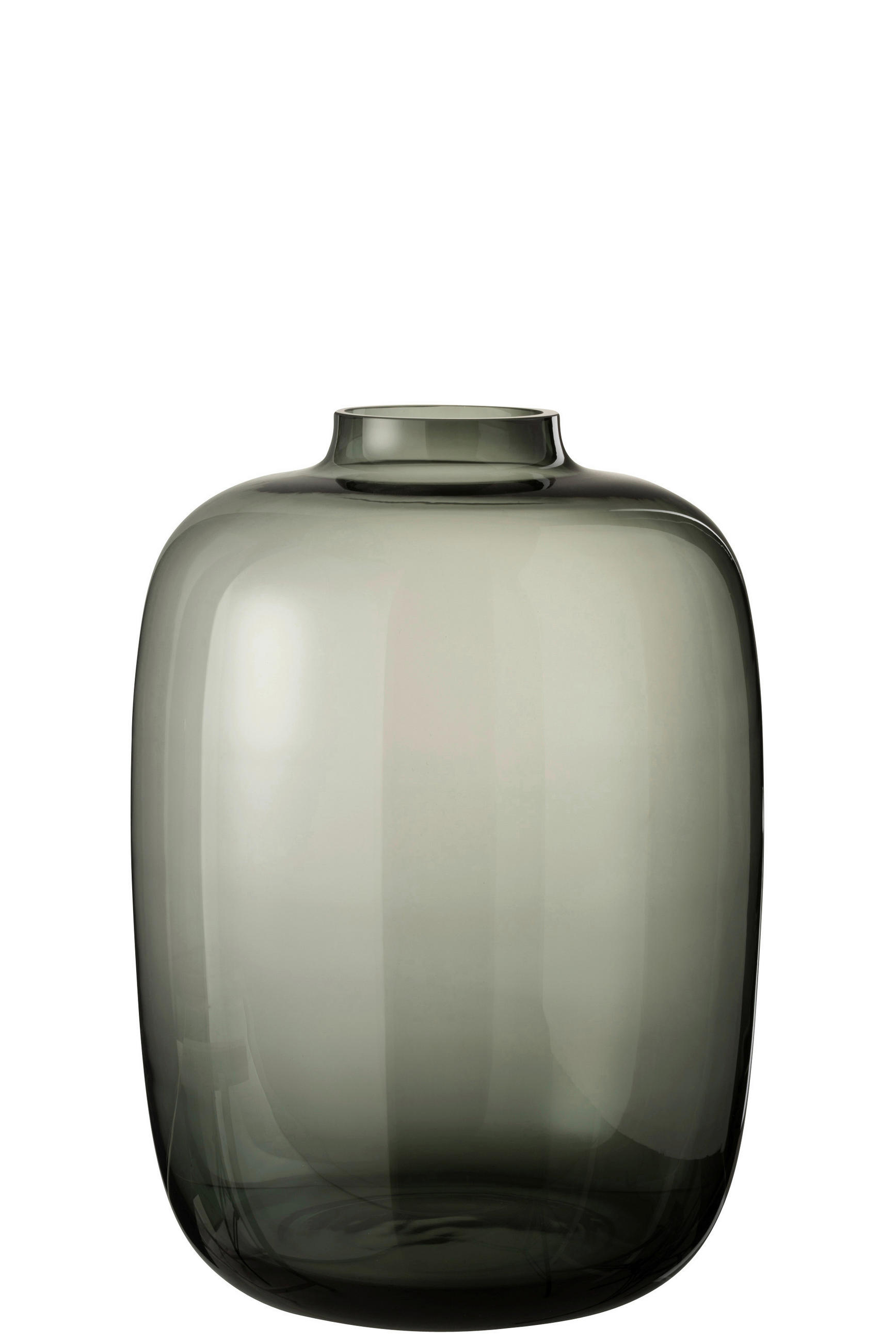 DEKOVASE  - Grau, Basics, Glas (30/30/45cm) - Ambia Home