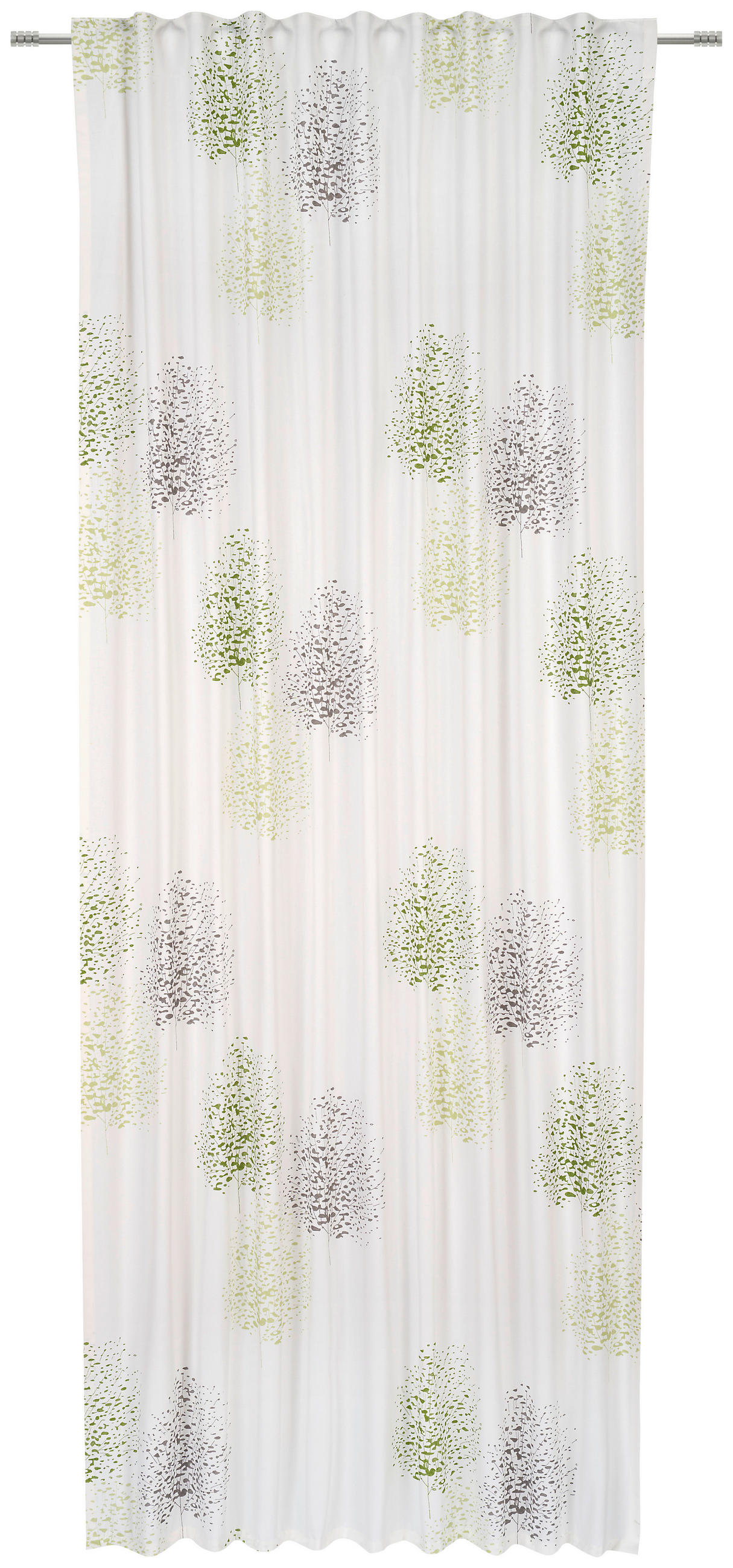 GARDINLÄNGD ej transparent  - vit, Klassisk, textil (140/255cm) - Bio:Vio
