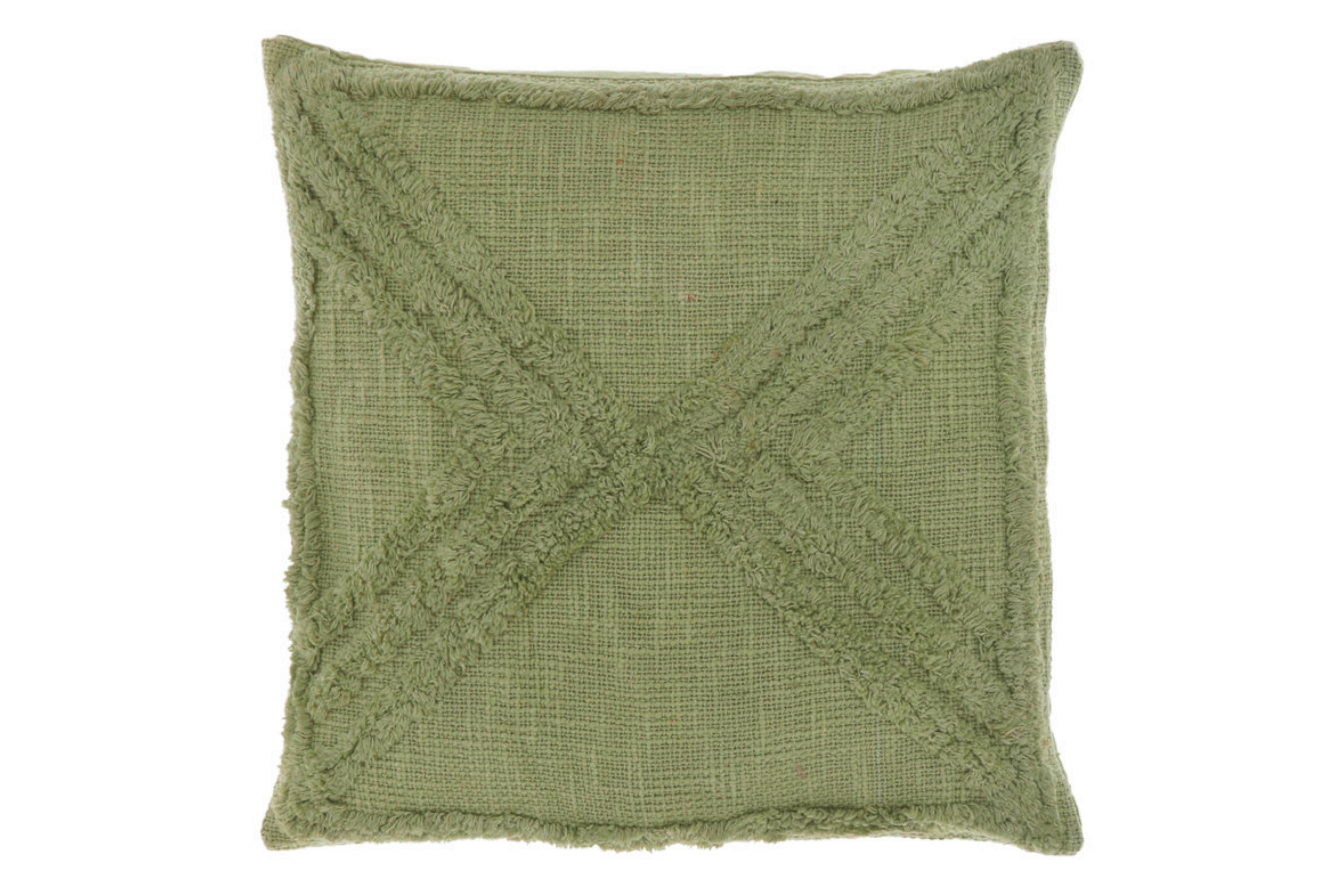 UKRASNI JASTUČIĆ 45/45 cm   - svijetlo zelena, Basics, tekstil (45/45cm)