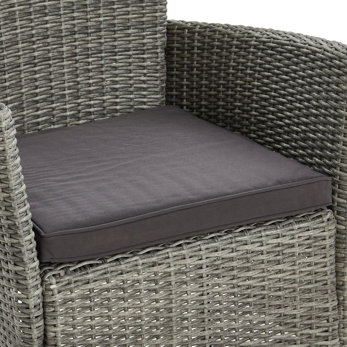 ZOSTAVA ZÁHRADNÉHO NÁBYTKU kov, plast - čierna/sivá, Modern, kov/plast (140/74/58cm) - Ambia Garden
