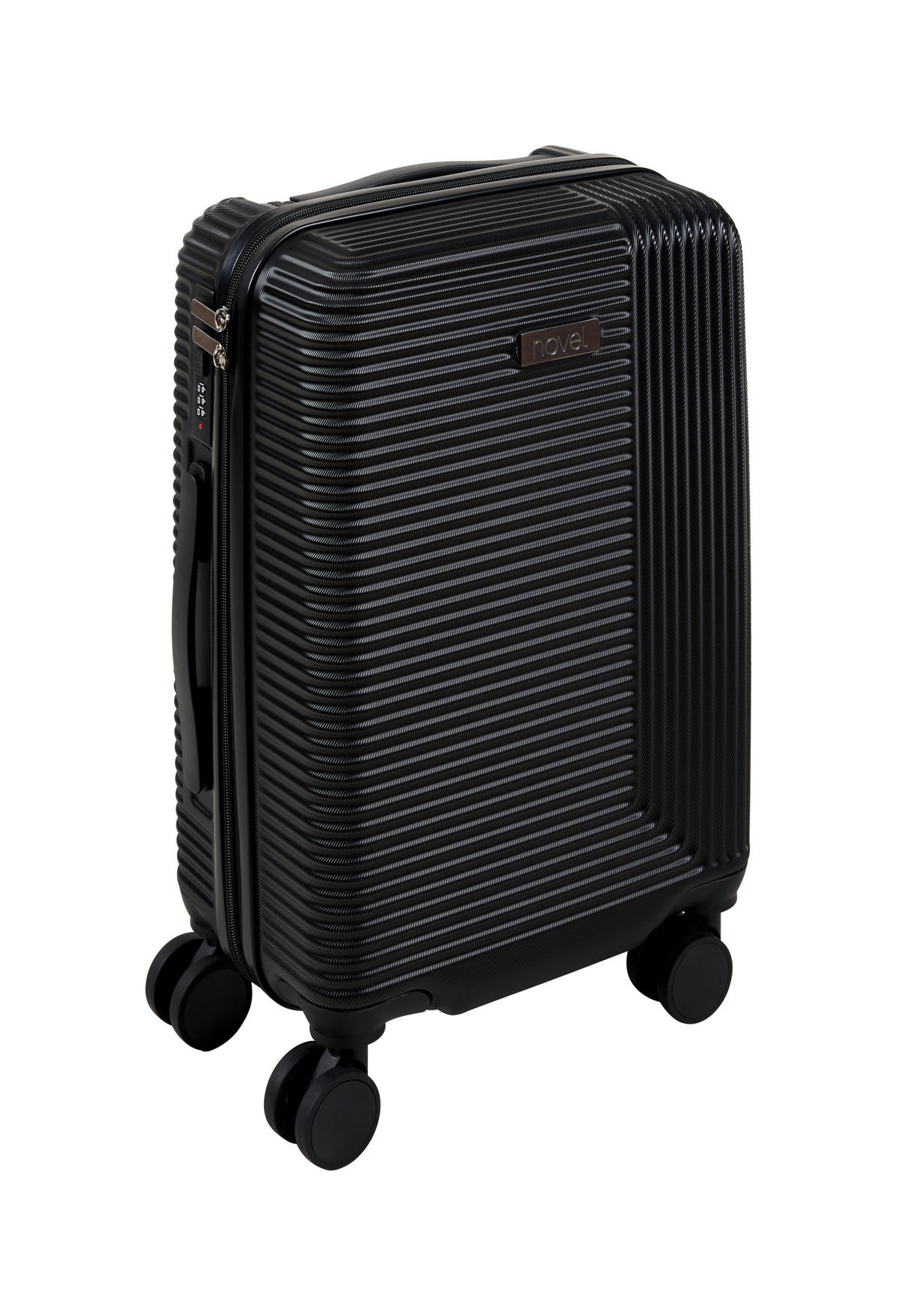 REISEKOFFER Schwarz  - Schwarz, Basics, Kunststoff/Textil (36/54/22cm) - Novel