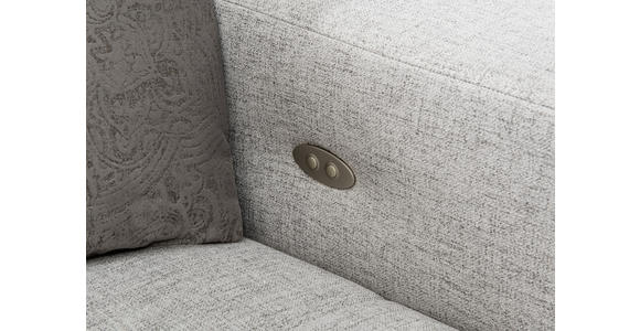 ECKSOFA in Chenille Blau  - Chromfarben/Blau, Design, Textil (301/207cm) - Xora