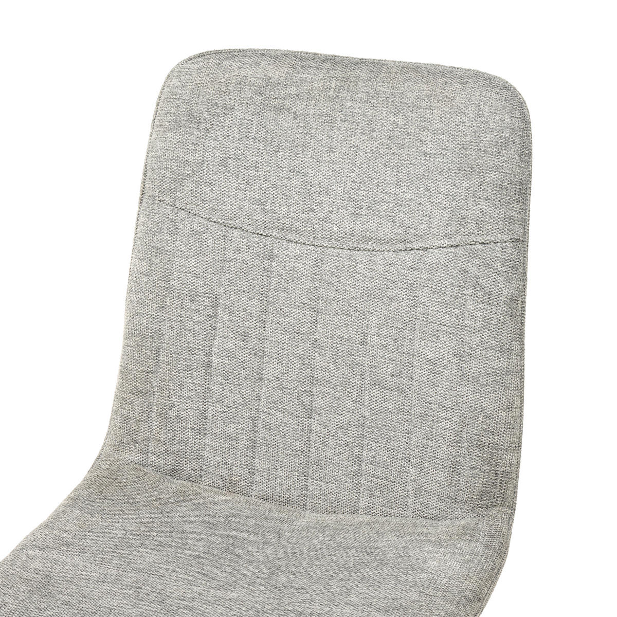 TISCHGRUPPE in Metall, Textil, Holzwerkstoff Weiß, Hellgrau  - Hellgrau/Weiß, KONVENTIONELL, Holzwerkstoff/Textil (140/46/75/88/80/57cm) - MID.YOU