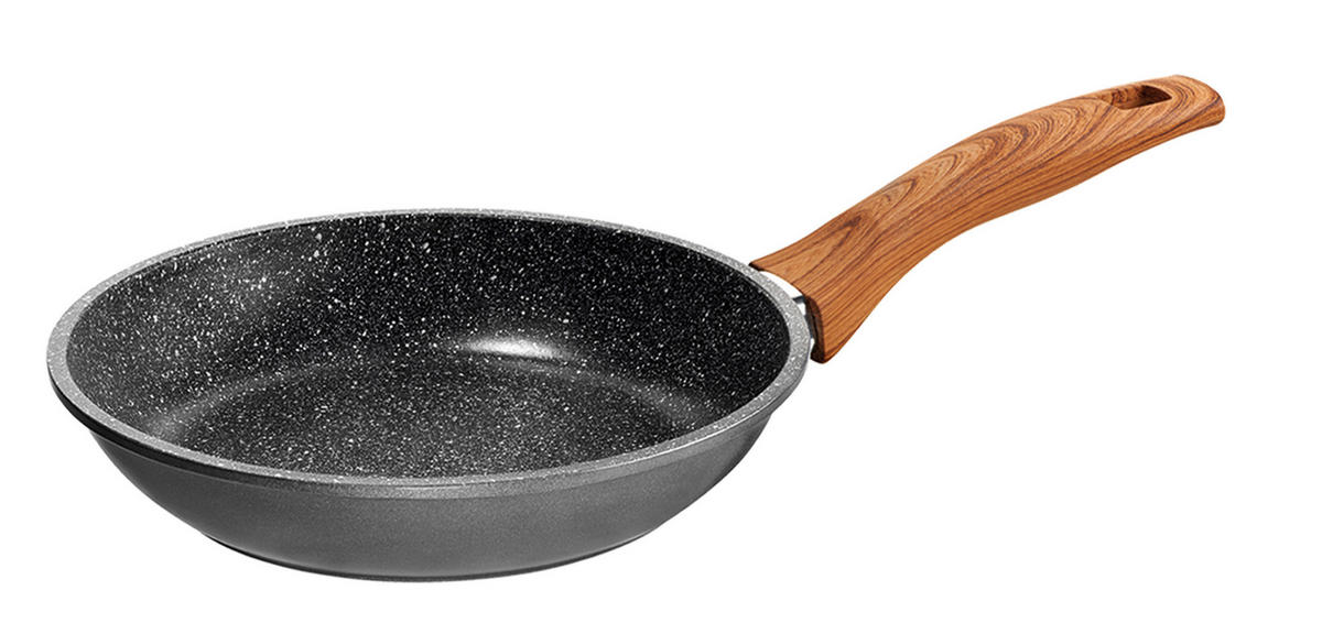 BRATPFANNE 28 cm  - Grau, Basics, Metall (28cm) - Stoneline