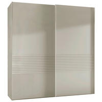 SCHWEBETÜRENSCHRANK in Weiss  - Weiss, Design, Holzwerkstoff/Metall (200/236/67cm) - Novel