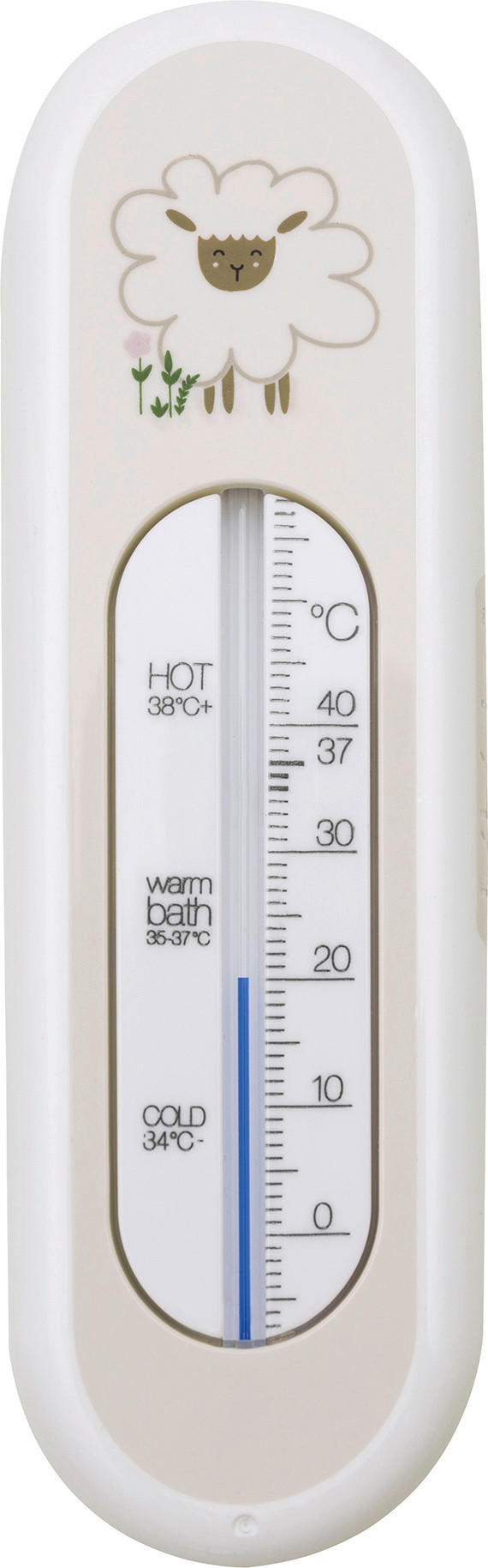 BADETHERMOMETER Tiny Sheep  - Weiß, Basics, Kunststoff (16,5/5/1,3cm) - Bebe Jou
