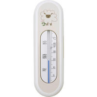 BADETHERMOMETER Tiny Sheep  - Weiß, Basics, Kunststoff (16,5/5/1,3cm) - Bebe Jou