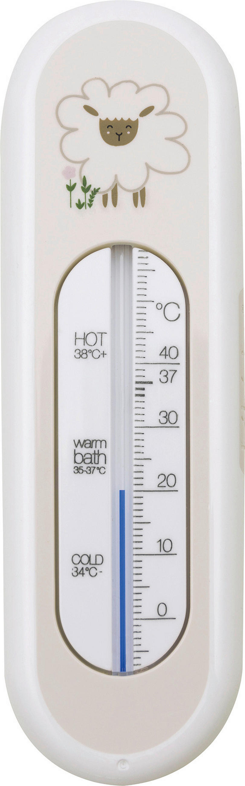BADETHERMOMETER Tiny Sheep  - Weiß, Basics, Kunststoff (16,5/5/1,3cm) - Bebe Jou