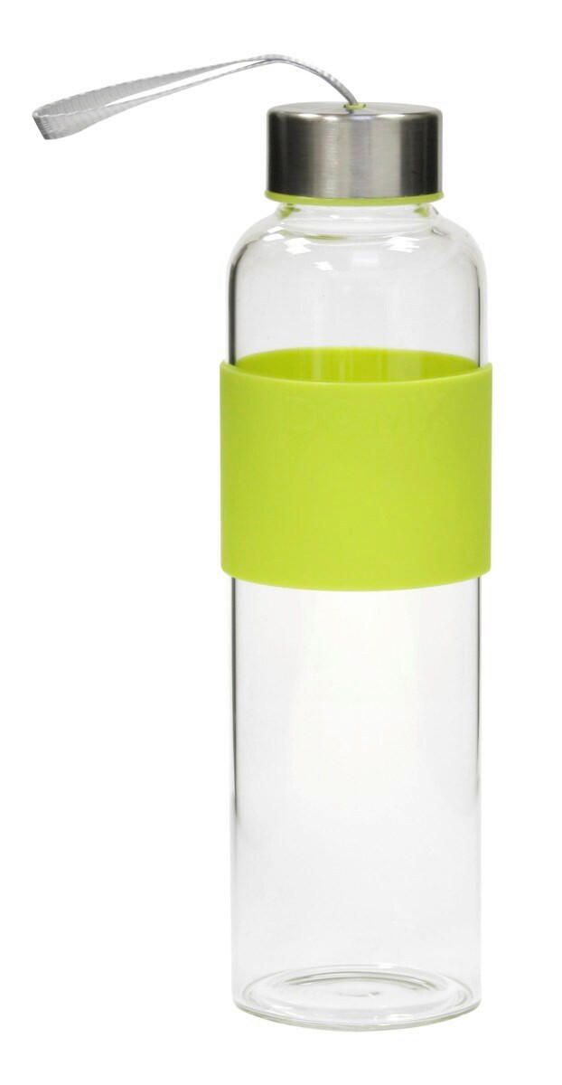 BOCA ZA SOK      0,6 l    - zelena/prozirno, Basics, staklo (7/7/23,5cm)