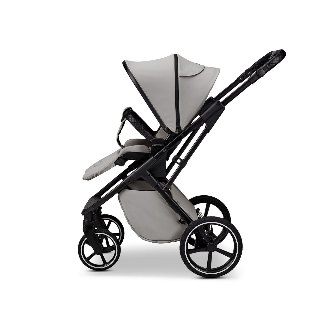 KOMBIKINDERWAGEN  Ciao  onyx  - Schwarz, Basics, Textil (116/57/94cm) - Moon