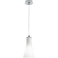 PENDELLEUCHTE Diana 14/200 cm   - Weiß, Design, Glas/Metall (14/200cm) - Fabas Luce