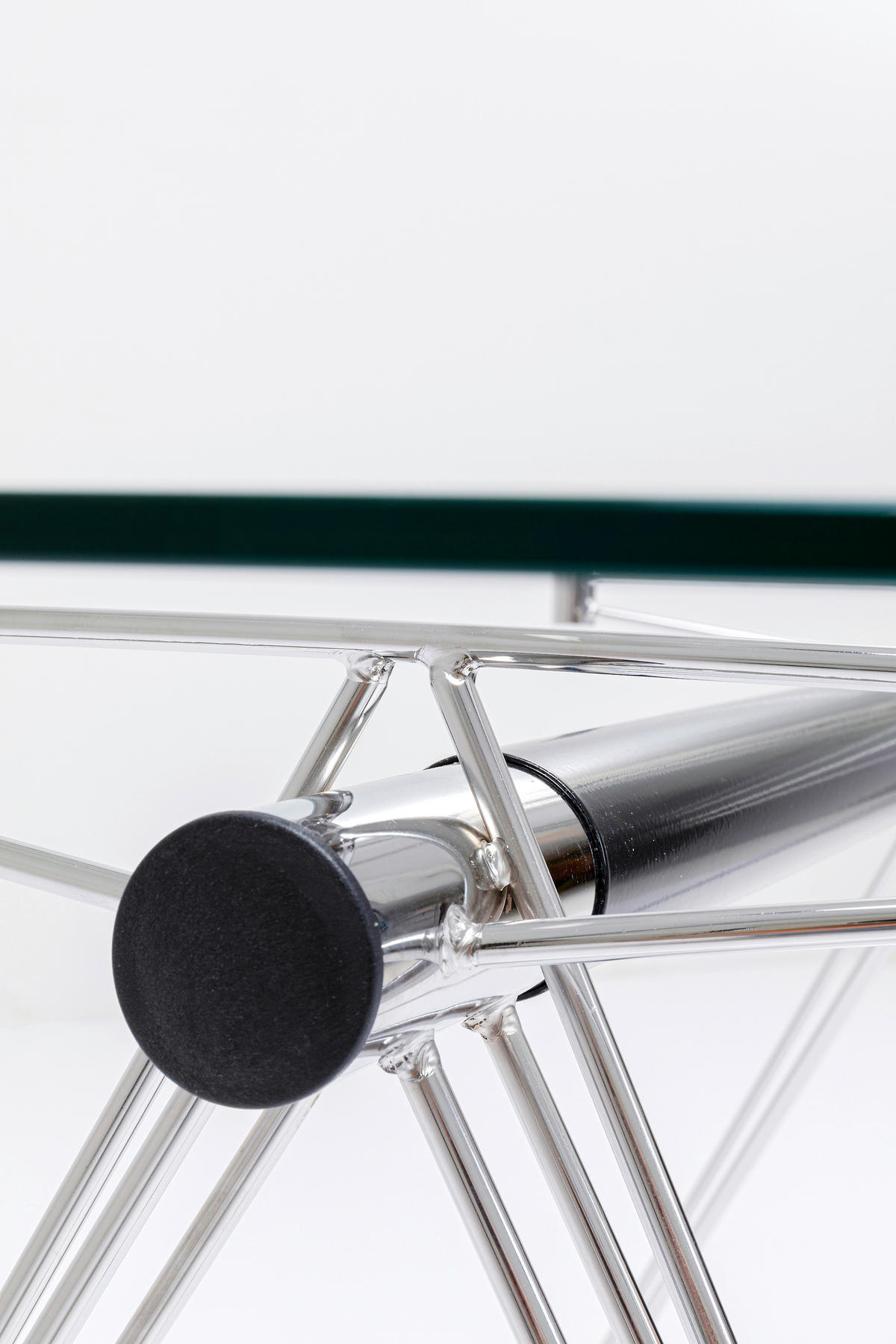 SCHREIBTISCH 160/80/71 cm  in Klar, Chromfarben  - Klar/Chromfarben, MODERN, Glas/Metall (160/80/71cm) - Kare-Design