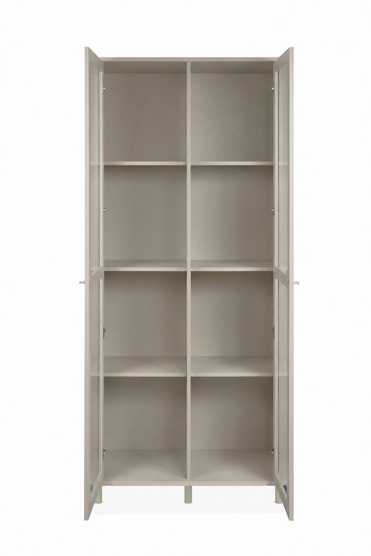 VITRINE  in Kaschmir  - Kaschmir, Design, Glas/Holzwerkstoff (86/195/38cm) - MID.YOU