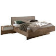 BETTANLAGE 180/200 cm  in Eichefarben, Sahara  - Eichefarben/Sahara, MODERN, Holzwerkstoff/Textil (180/200cm) - Venda