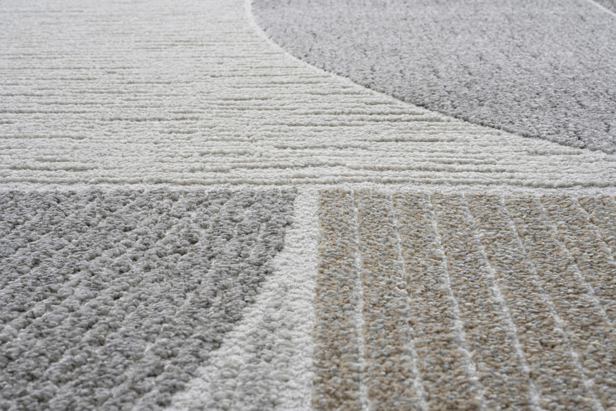 WEBTEPPICH 200/290 cm Valencia Grau, Goldfarben, Hellgrau  - Goldfarben/Hellgrau, Design, Textil (200/290cm) - Novel