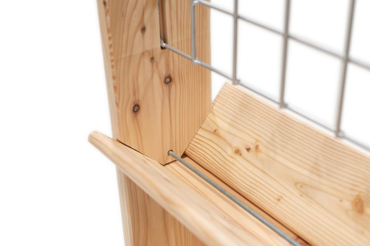 GARTENREGAL Holz  - Lärchefarben, Basics, Holz (80/95/50cm) - Ambia Garden