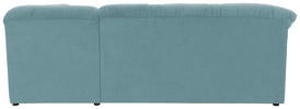 ECKSOFA Petrol Mikrofaser  - Petrol/Schwarz, KONVENTIONELL, Kunststoff/Textil (240/190cm) - MID.YOU