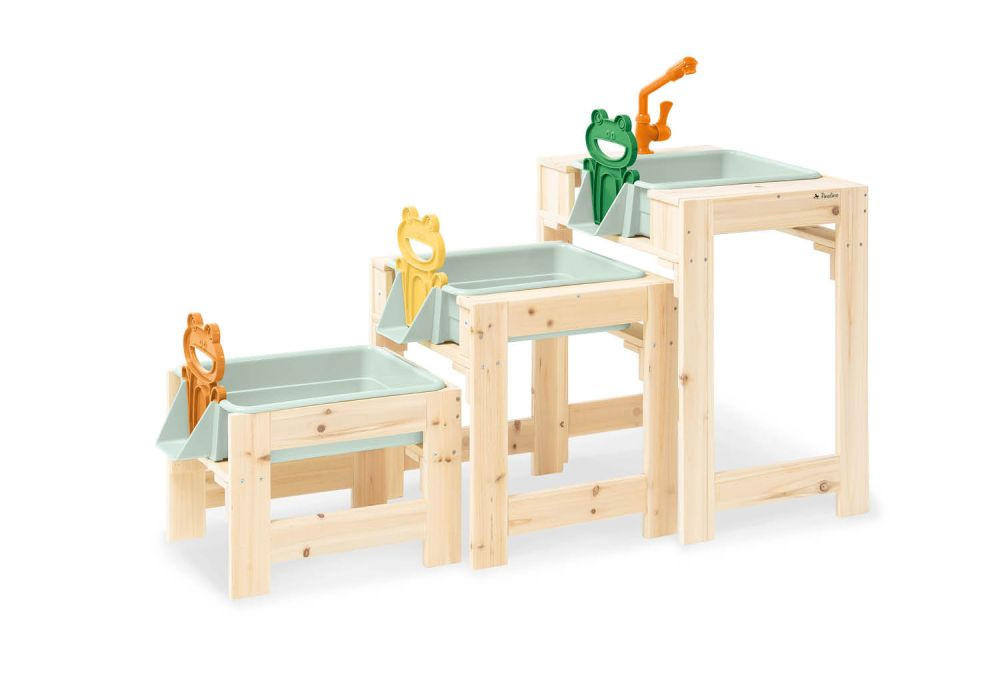 SAND- UND WASSERTISCH FROLINO  - Naturfarben, Basics, Holz (39,5/61/98cm) - Pinolino
