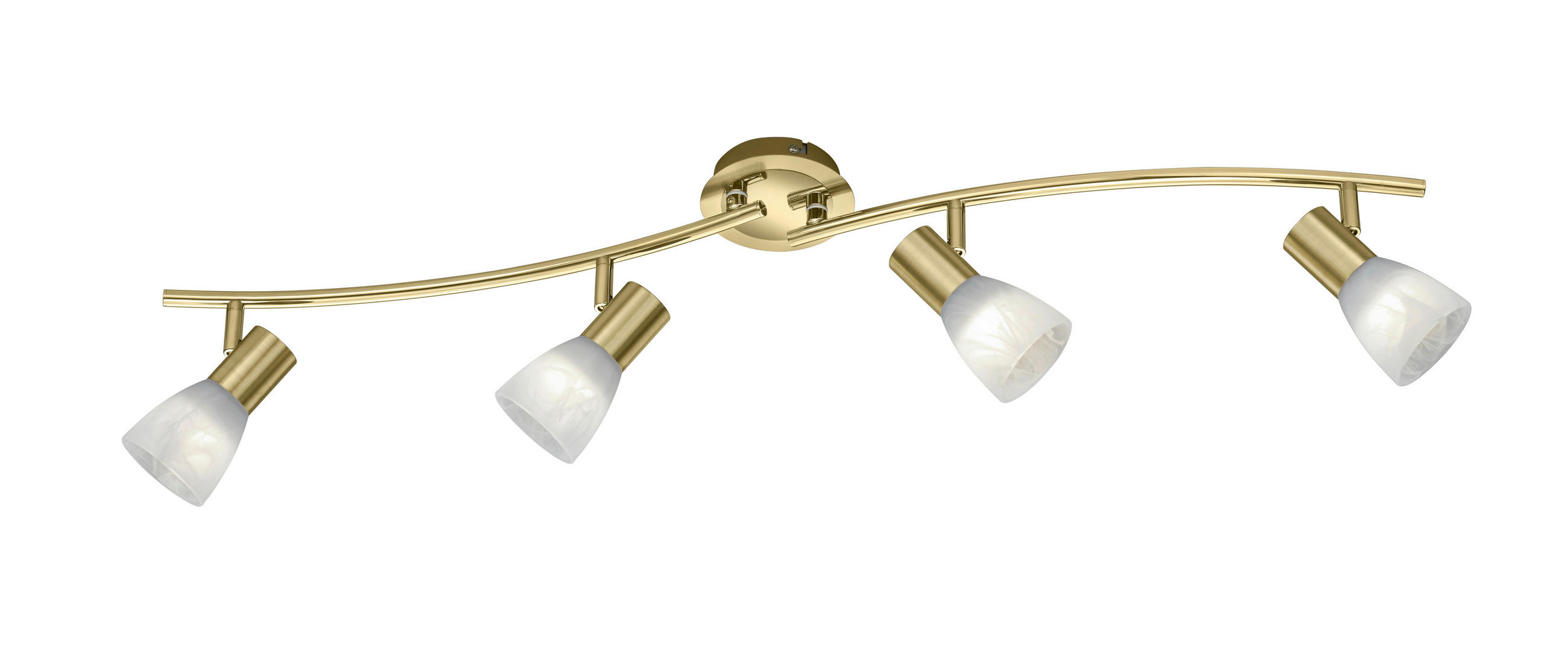STRAHLER 92 cm   - Weiß, LIFESTYLE, Glas/Metall (92cm) - Trio Leuchten