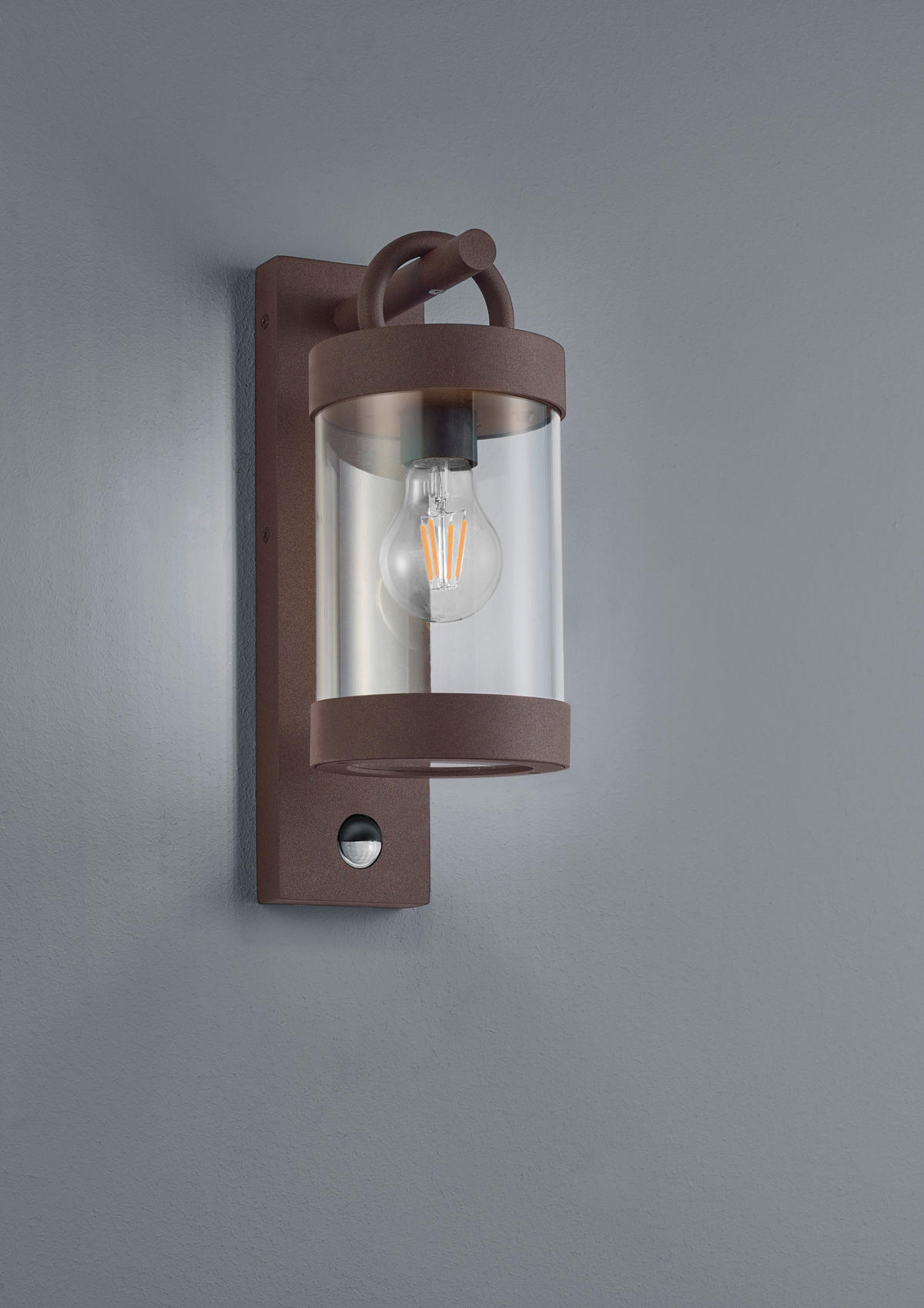 VÄGGLAMPA FÖR UTOMHUS - rostfärgad, Basics, metall (12,5/33/18,6cm) - Trio Leuchten