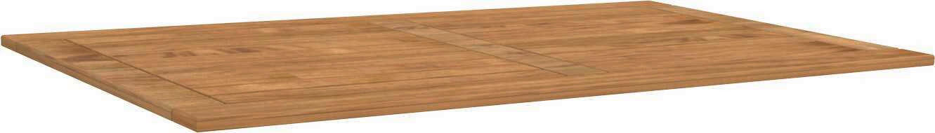 TISCHPLATTE in Holz 160/90/2,2 cm   - Teakfarben, Design, Holz (160/90/2,2cm) - Stern