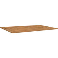 TISCHPLATTE in Holz 160/90/2,2 cm   - Teakfarben, Design, Holz (160/90/2,2cm) - Stern