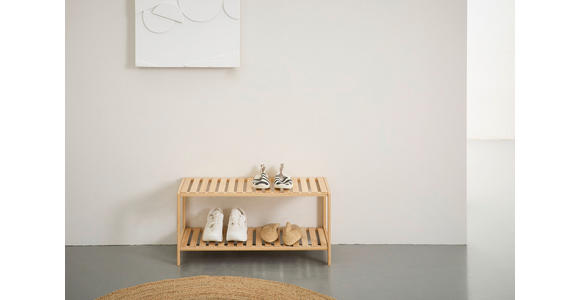 SCHUHREGAL 69/33/28 cm  - Naturfarben, Basics, Naturmaterialien/Holz (69/33/28cm) - Carryhome