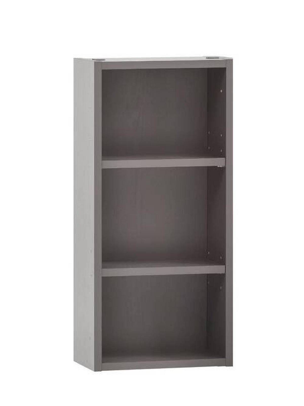 BADEZIMMERREGAL 30/64/18 cm  - Graphitfarben, Natur, Holzwerkstoff (30/64/18cm) - Xora