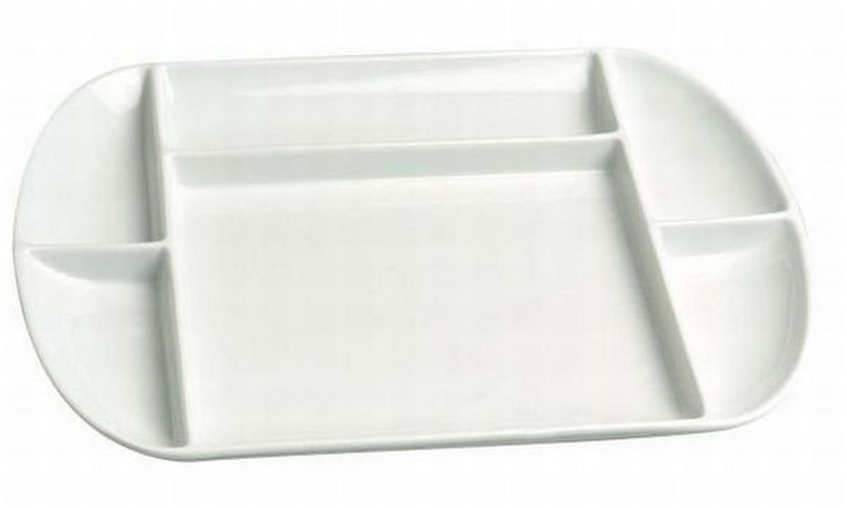 FARFURIE PENTRU FONDUE 26/33 cm  - alb, Basics, ceramică (26/33cm) - Homeware Profession.