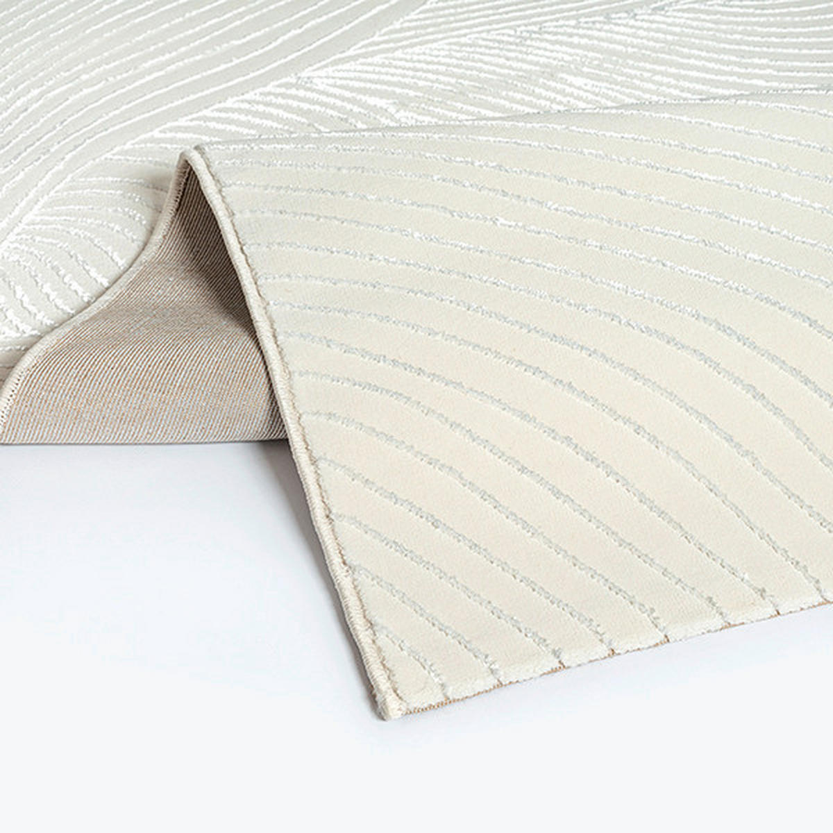 WEBTEPPICH  Wohnzimmer 80/150 cm Creation Creme rechteckig  - Creme, Basics, Textil (80/150cm) - Novel